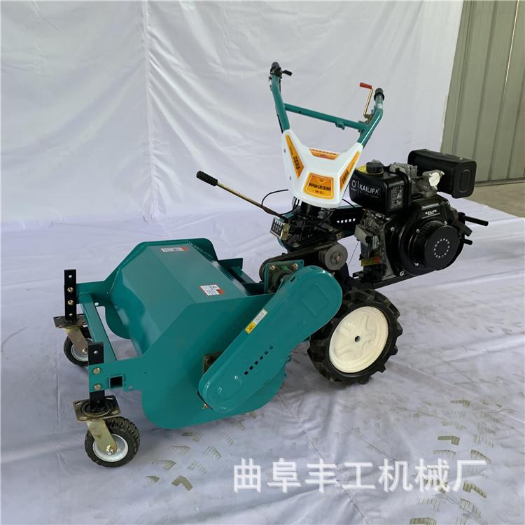 新款果园割草机碎草机自走式荒地柴油秸秆还田机杂草剪草机图片