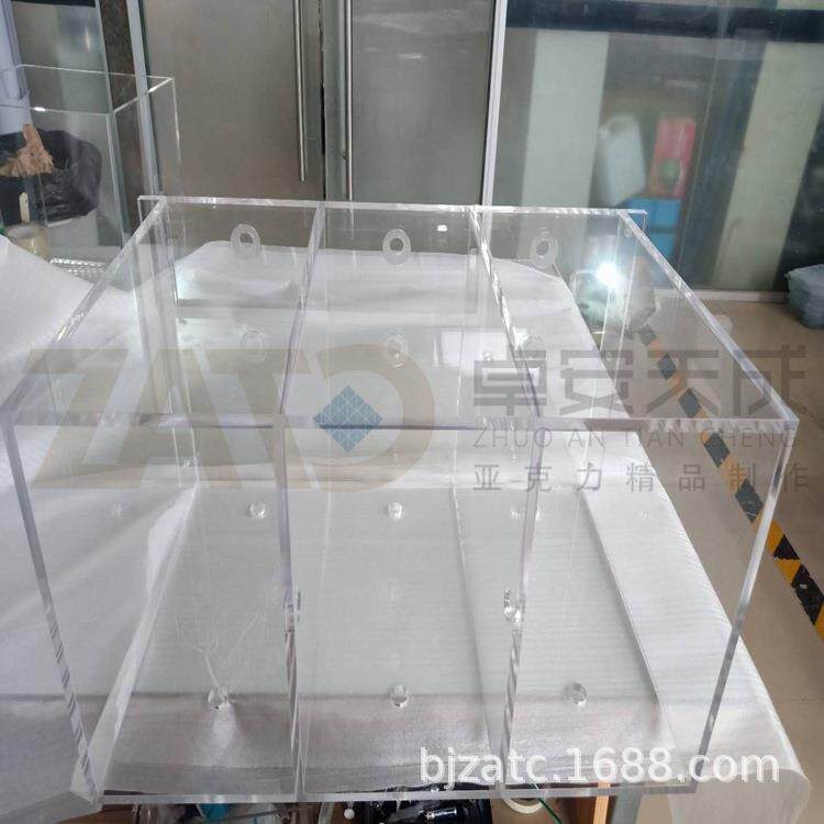 亚克力有机玻璃透明五面盒有机玻璃水箱实验盒子透明玻璃展示罩
