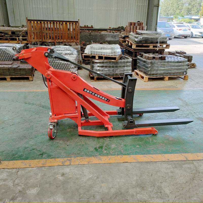 载重650公斤手推液压堆高车 转向灵活货物装卸小型电动叉车