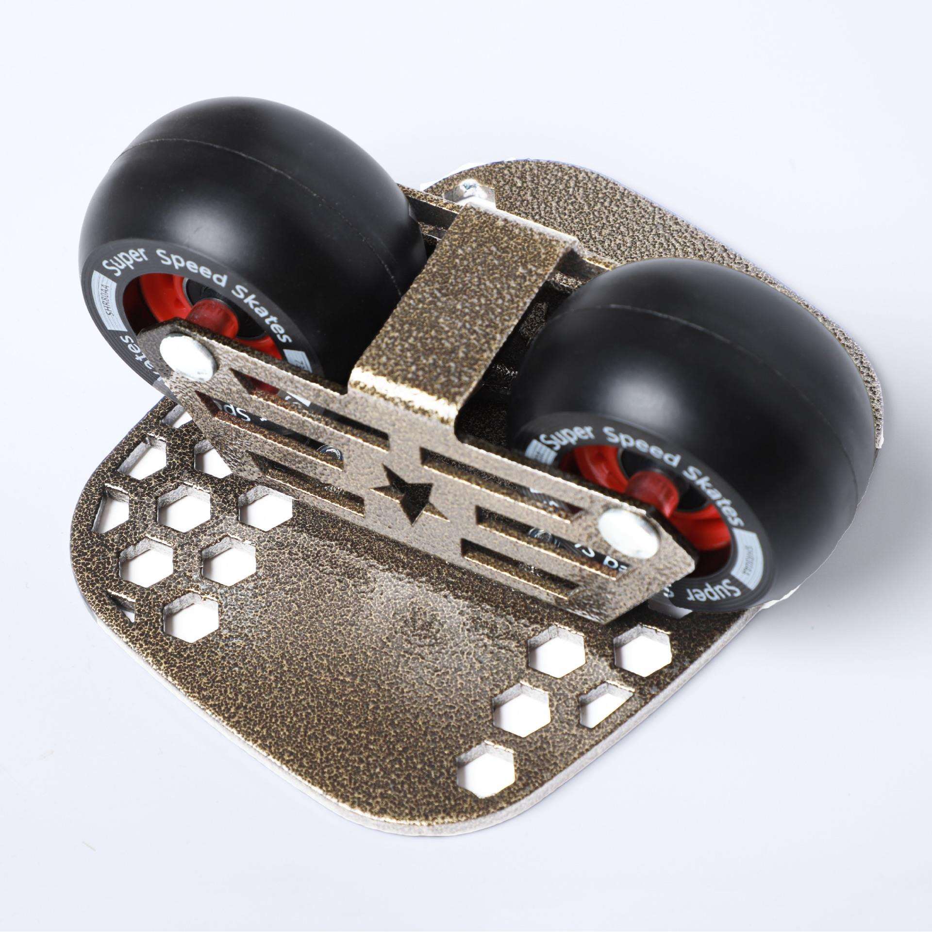 漂移板分体滑板铝合金大板蜂窝减重freeskates