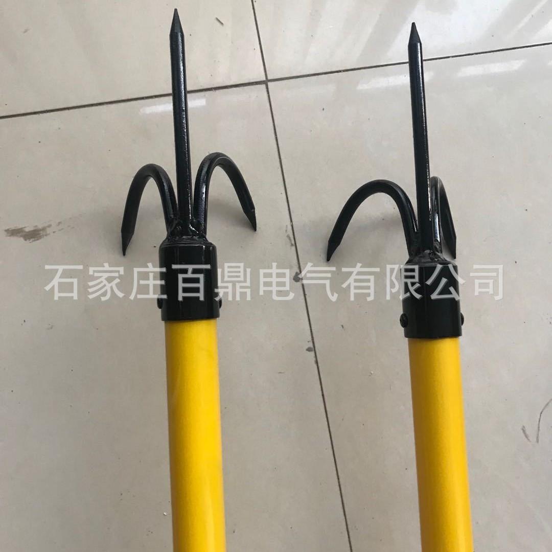 绝缘三齿耙/异物钩35kv 绝缘三齿耙 异物钩 绝缘工具百鼎