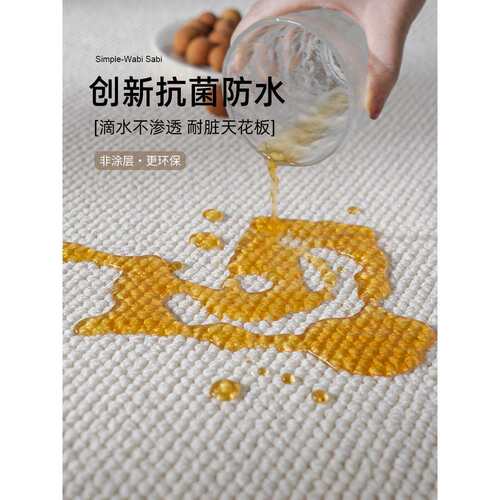 AOVOC 圆形地毯客厅高级防水卧室床边沙发茶几轻毯奢家用新款纯色