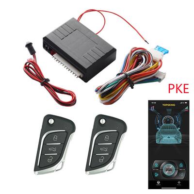 12V跨境汽车遥控免钥匙进入系统keyless Entry手机APP感应开关锁