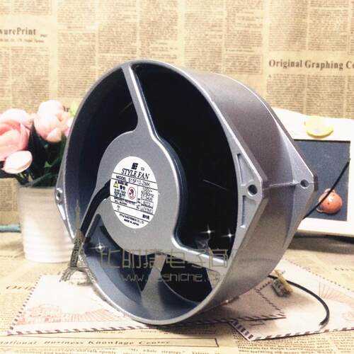 原装STYLE FAN S15F10-ZMK 100V 37/34W 172*150*55MM全金属风扇
