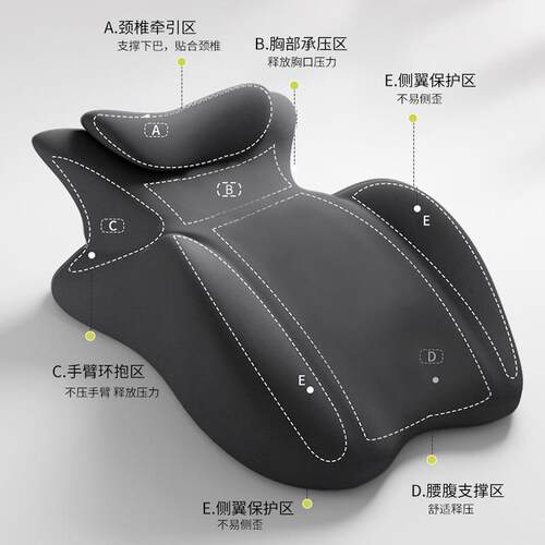 跨境床上趴睡枕多功能看手机趴趴垫可拆洗记忆棉床头靠背枕