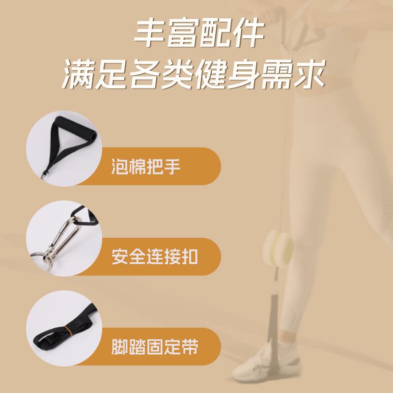 拉力泵臂力器力量盒可调节阻力健身泵哑铃划船机家用综合训练器材