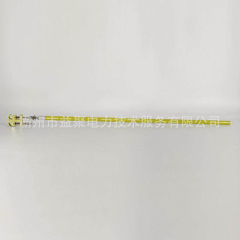 高压绝缘双头锁杆10kV铝合金引线锁杆1.8米两头锁线绝缘杆
