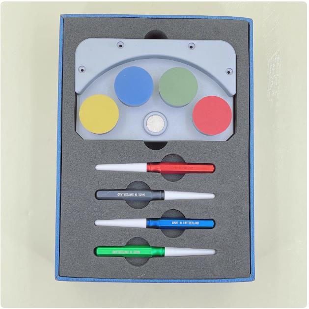 修表工具 瑞士原装MSA17.000-04油笔油碟套装 4支装点油笔