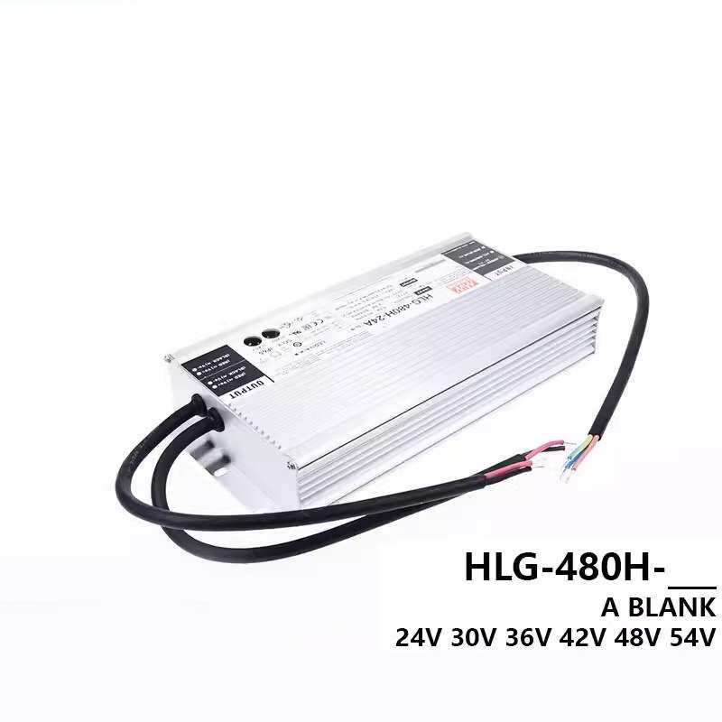 明纬LED开关电源HLG-480H-24A/30A/36A/42A/48A/54A B型调光