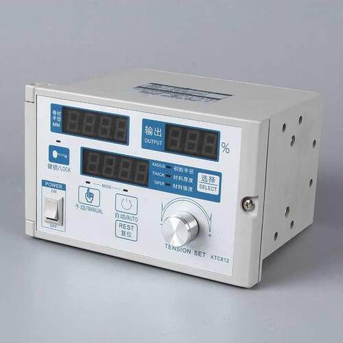 半自动张力控制器KTC812恒张力锥度演算型磁粉制动器磁粉离合器
