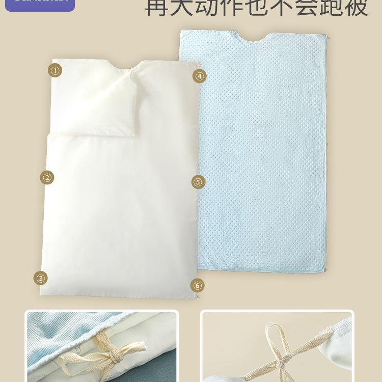 儿童睡袋春夏季薄款婴儿睡袋夏天宝宝防踢被子中大童四季通用