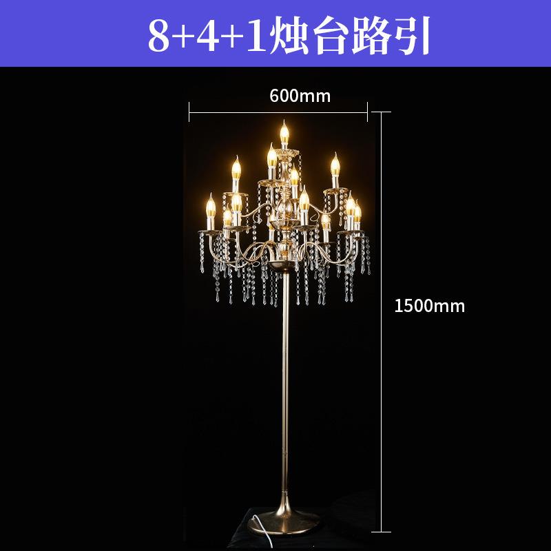 跨境结婚庆道具欧美简约风欧式烛光烛台路引婚庆酒店舞台创意摆件
