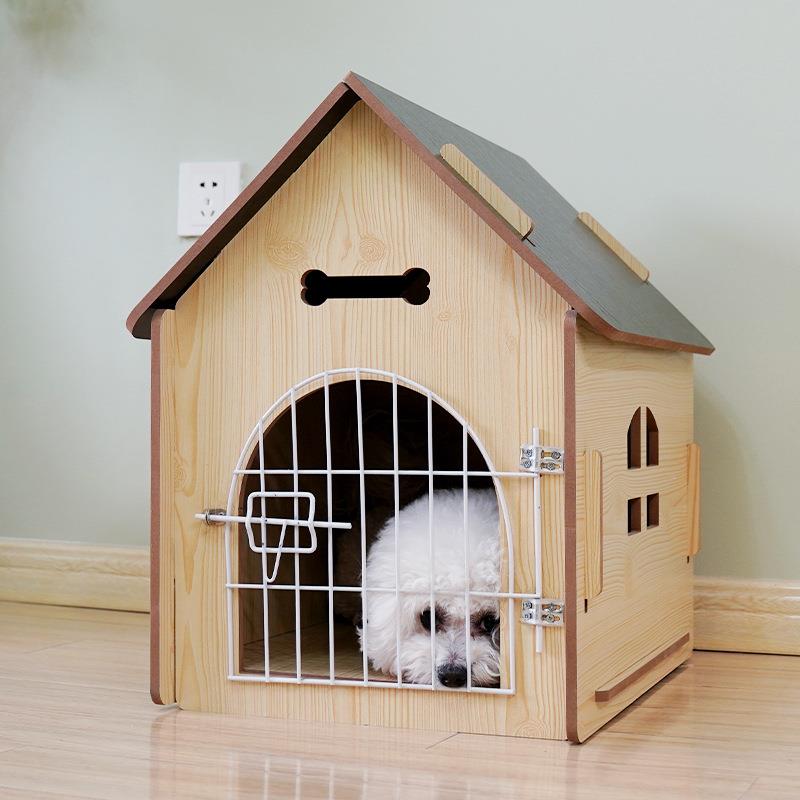 木质狗屋室内四季通用狗笼狗房子猫窝猫房子宠物窝狗舍现货