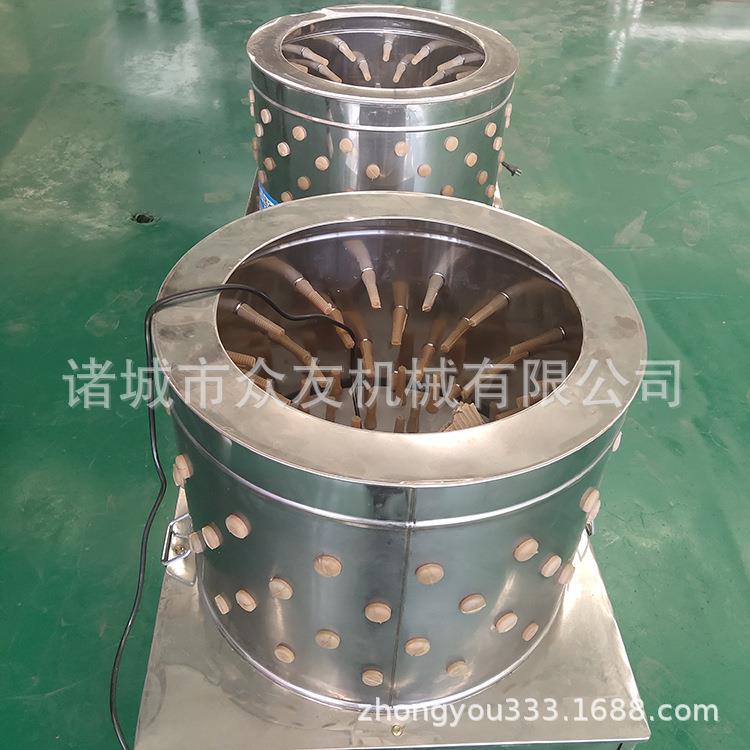 众友供应60 50型家禽拔毛机 鸡鸭鹅圆桶脱毛机 厂家生产1