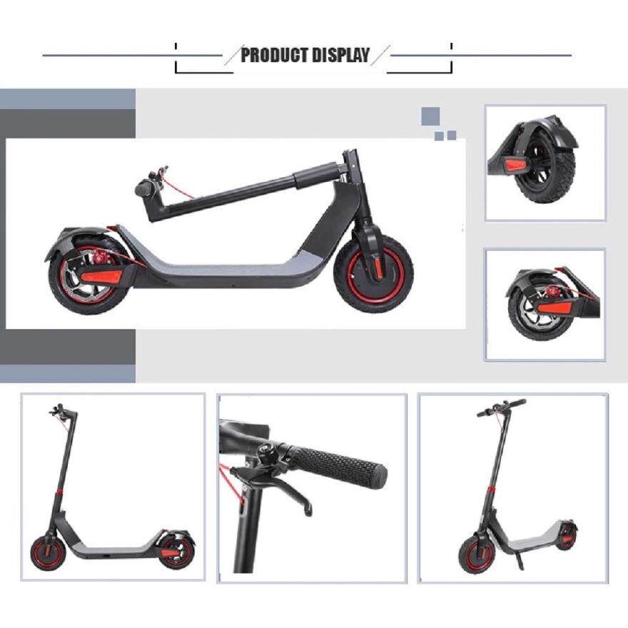 KUGOO电动滑板车可折叠代步车10寸高续航scooter成人款电动平衡车