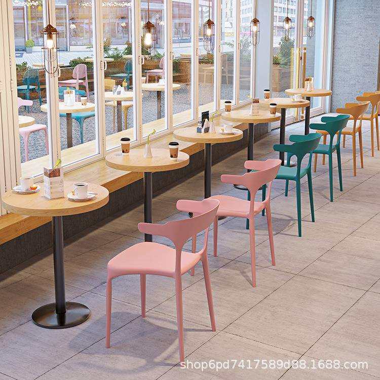 餐饮商用餐厅奶茶店桌椅组合主题餐厅餐桌休闲洽谈咖啡厅卡座沙发