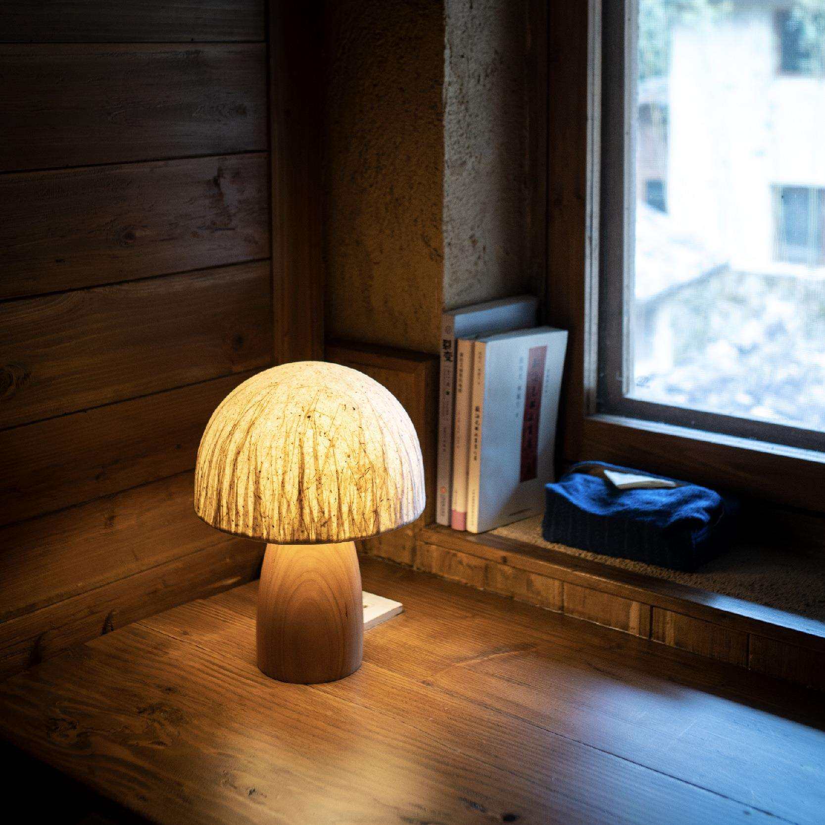 木墨有光系列 蘑菇灯 创意手工日式氛围灯客厅餐厅卧室小台灯