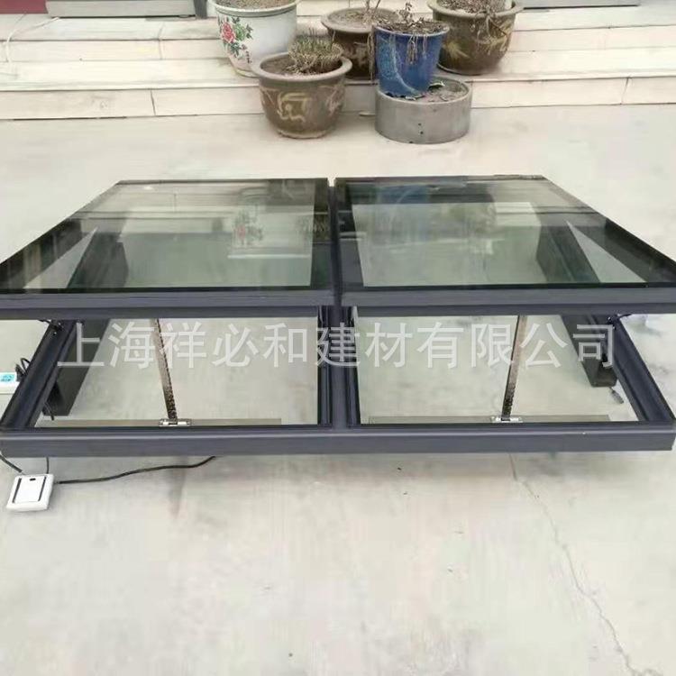 铝合金电动天窗智能屋面斜屋顶通风天窗地下室天窗