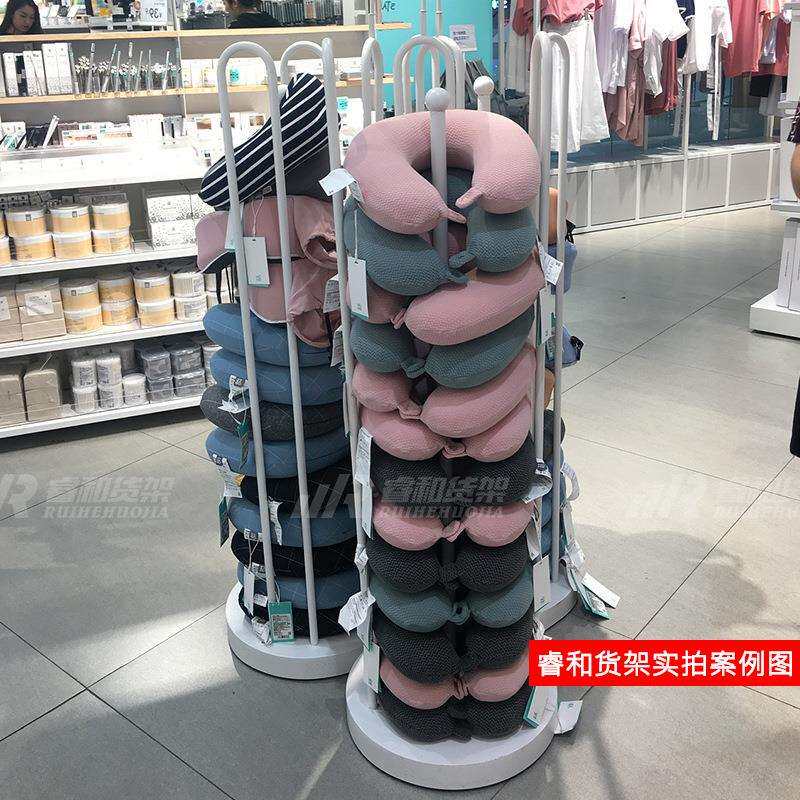 名创款优品U型枕护颈枕头陈列精品家纺诺米款展示柜子
