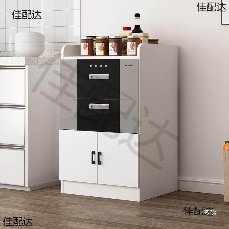 嵌入式厨房柜靠墙蒸箱厨房落地嵌入架子微波炉烤箱置物架子柜子