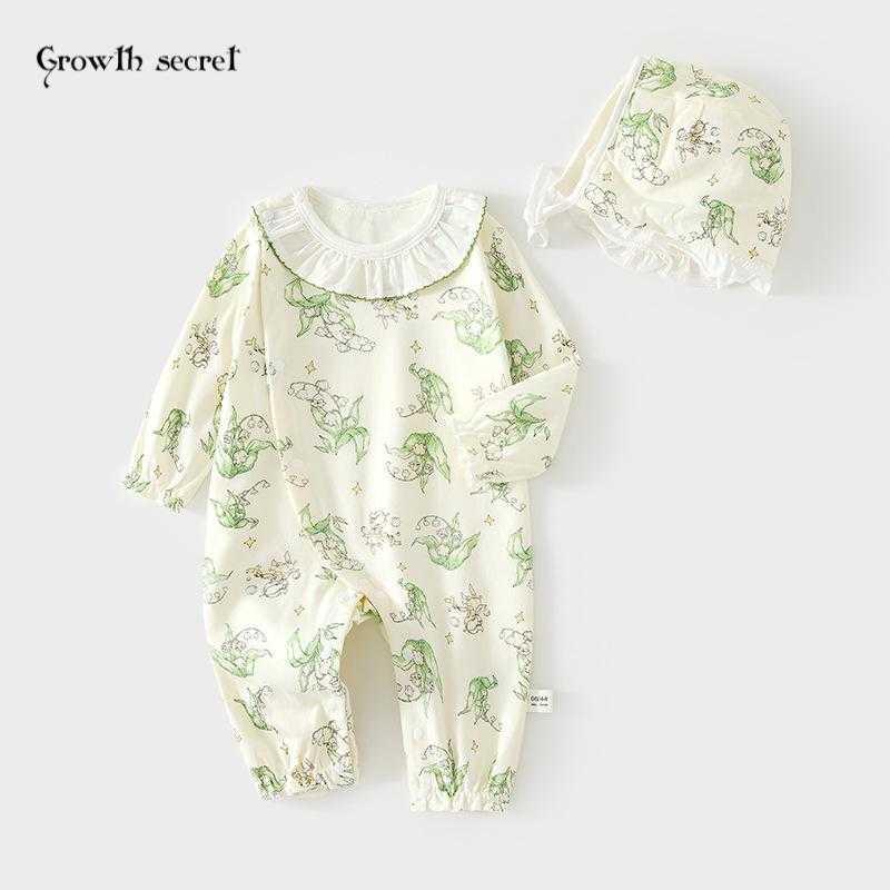 婴儿连体衣女宝宝新生儿无骨春秋纯棉哈衣男女宝宝婴幼儿童装爬服