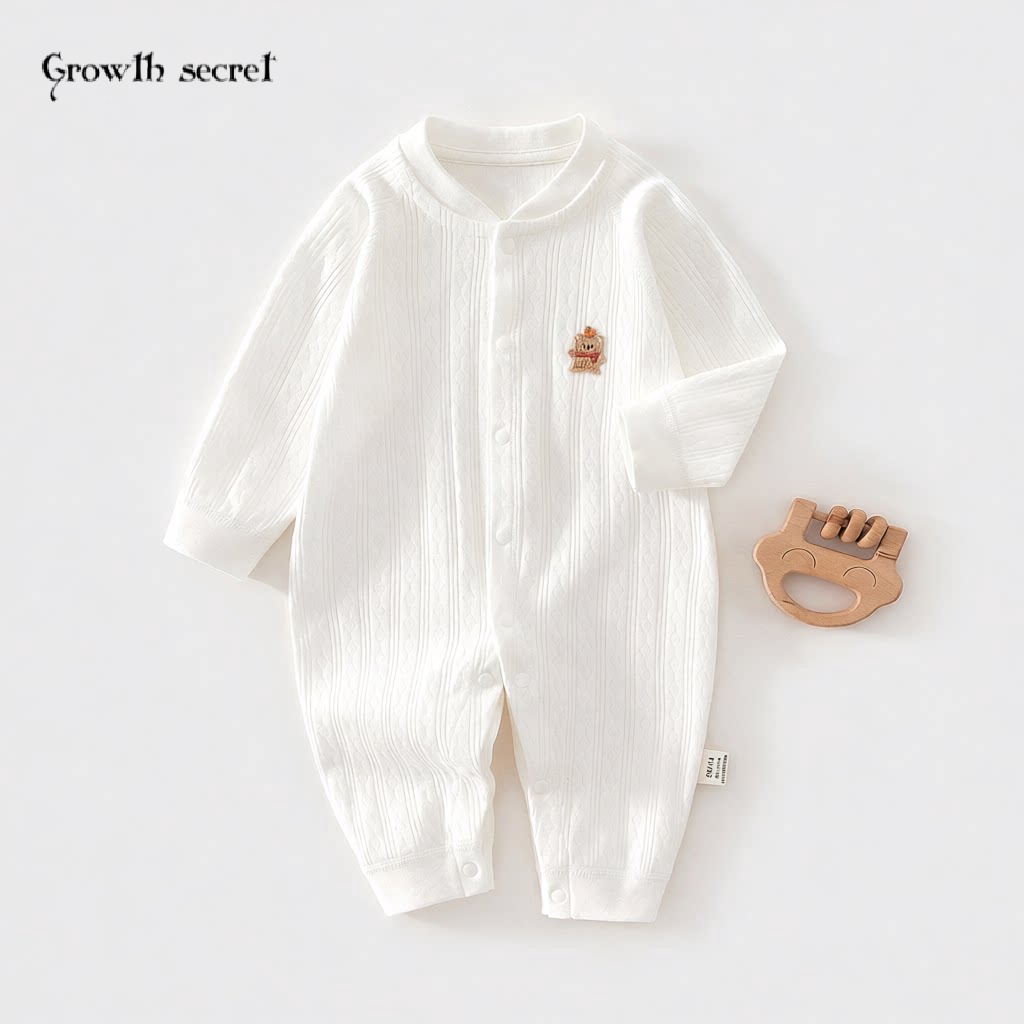 新生婴儿连体衣春秋纯棉衣服宝宝哈衣爬服睡衣无骨新生儿内衣春装