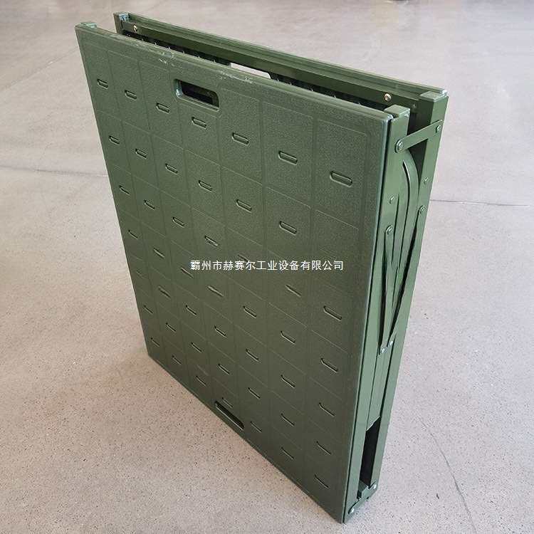 免安装折叠塑钢床简易便携式折叠床后勤应急单人床户外家用午休床