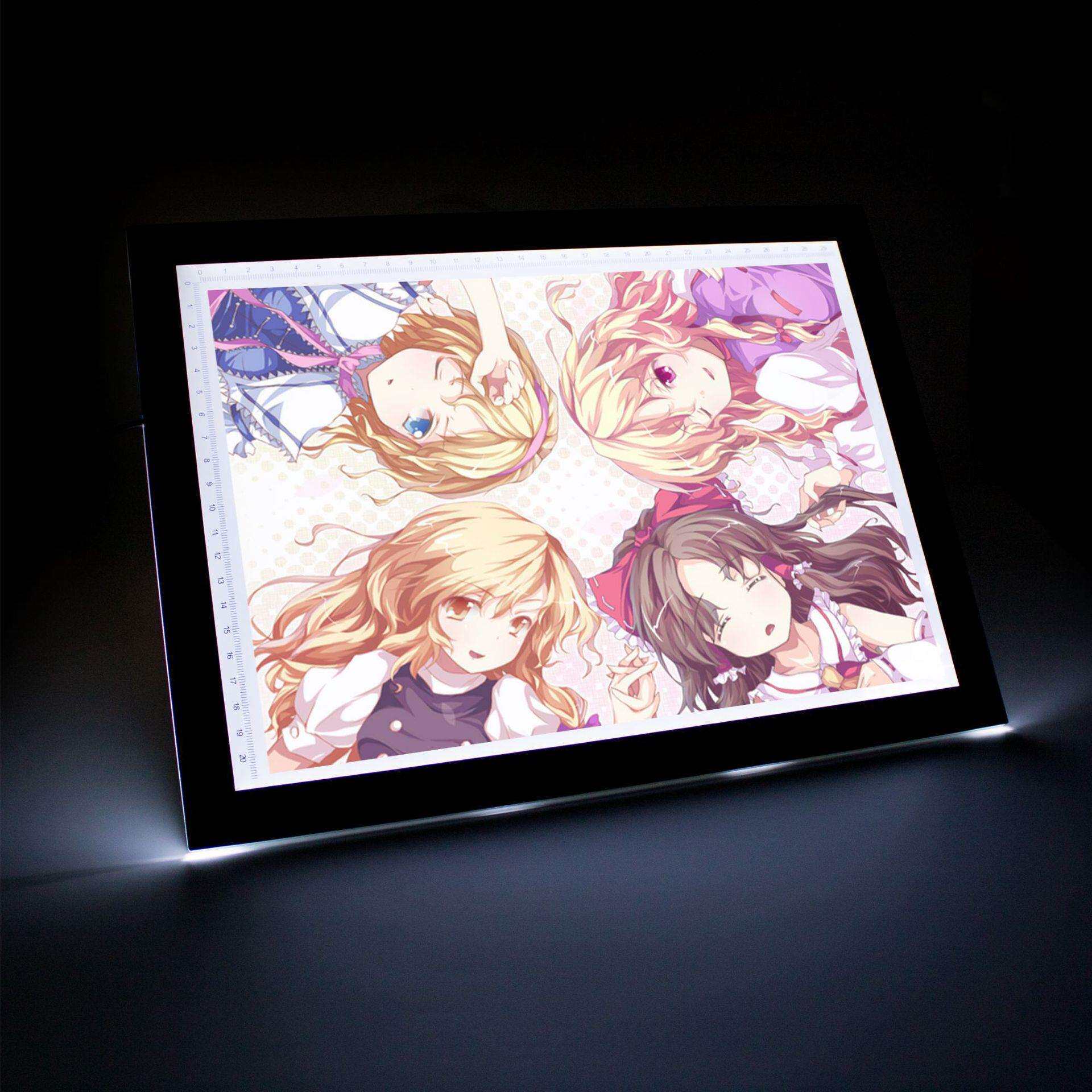 A4拷贝台 led拷贝台绘图板发光板透写台复写画板素描 画板 拷贝板