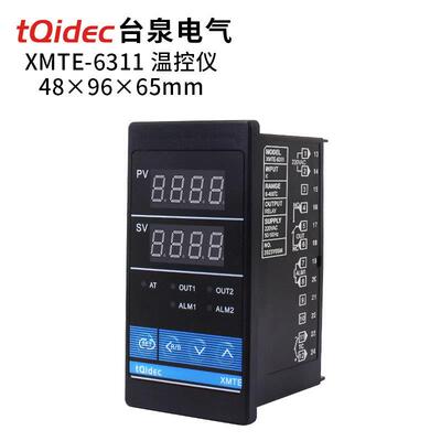 tqidec台泉电气温控XMTE-6311数显温度控制器单输入pid智能调节控