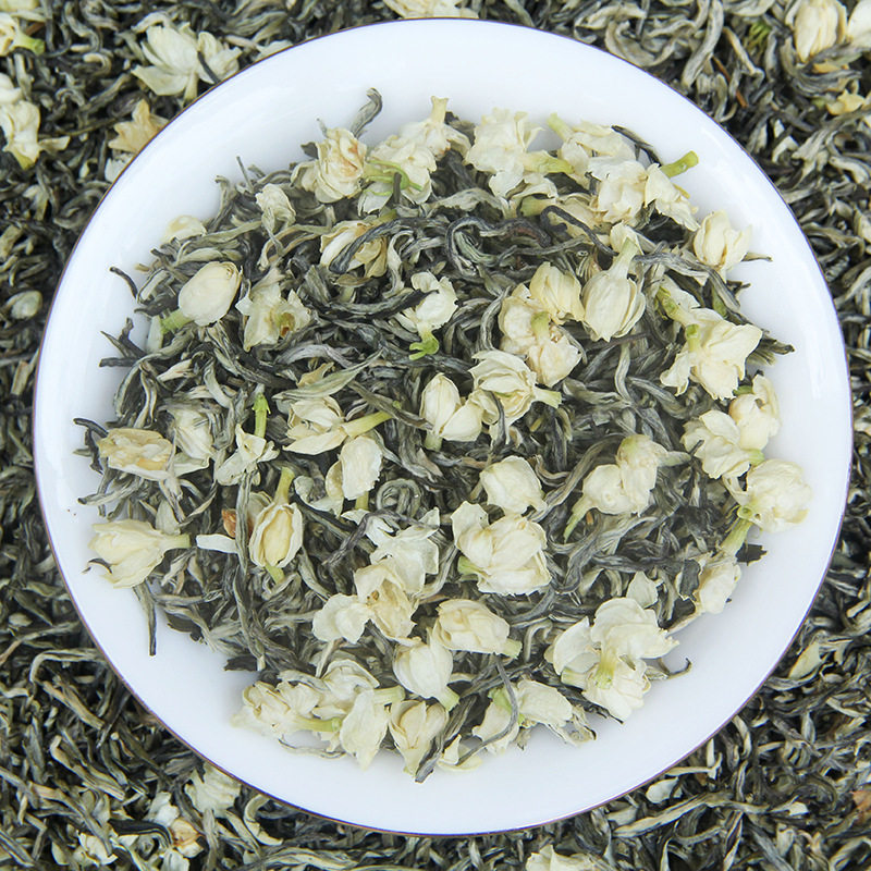 横县特级浓香飘雪茉莉花茶500g