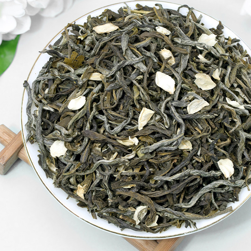 广西横县茉莉白玉芽浓香型毛尖花茶散装特级茶叶茉莉花茶批发