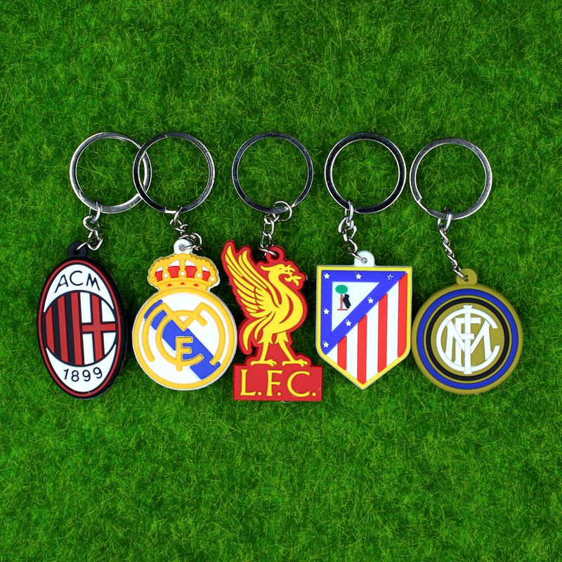 英超西甲德甲意甲法甲巴萨皇马尤文足球球迷纪念品硅胶钥匙扣包邮在类目 运动/瑜伽/健身/球迷用品, 足球, 球迷用品中 - 来自Buy2taobao.com提供专业的淘宝代购服务