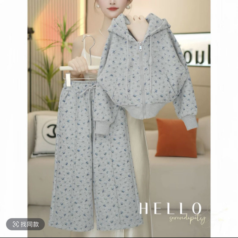 2026新款春秋女童洋气时髦套儿童运动套装