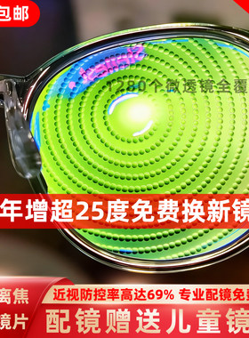 儿童青少年离焦防蓝光可配度数镜