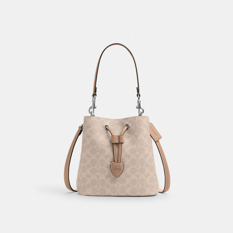 COACH/蔻驰老花水桶包单肩包官方正品大容量女包CBH07