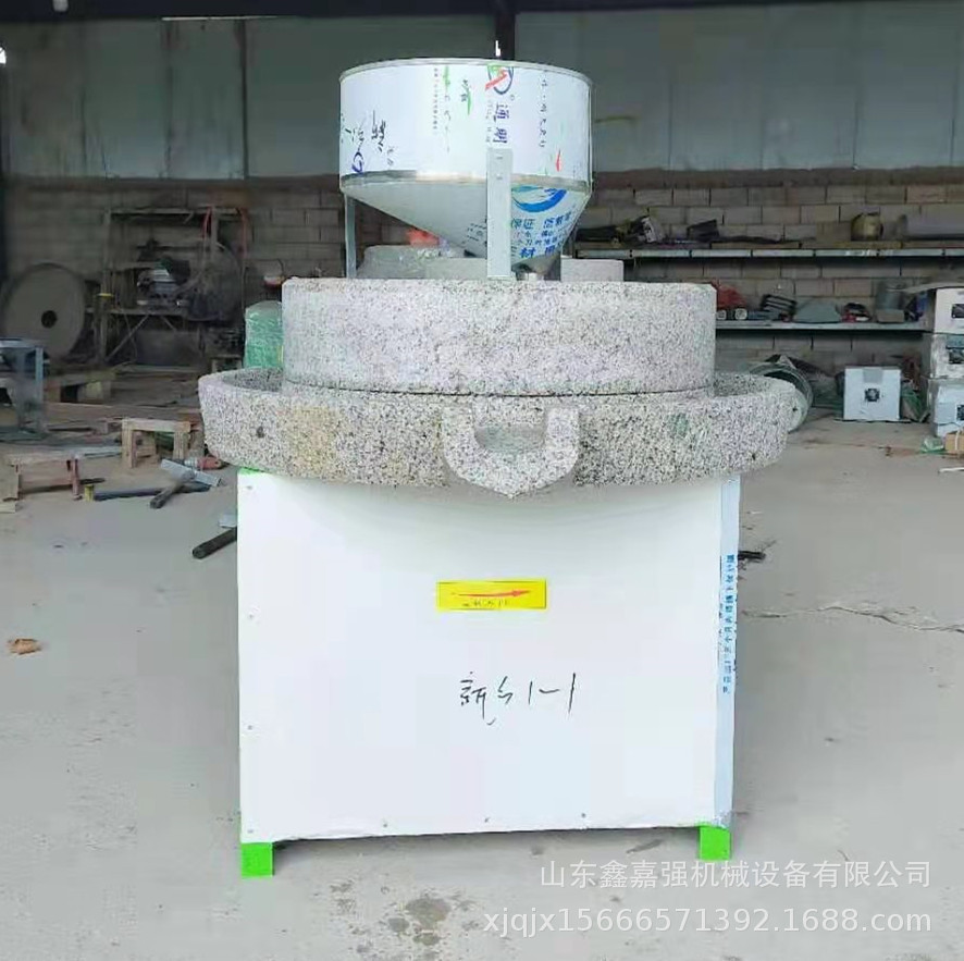 小麦绿豆面粉磨面机 豆腐磨浆机 大型电动花生酱麻汁石磨机