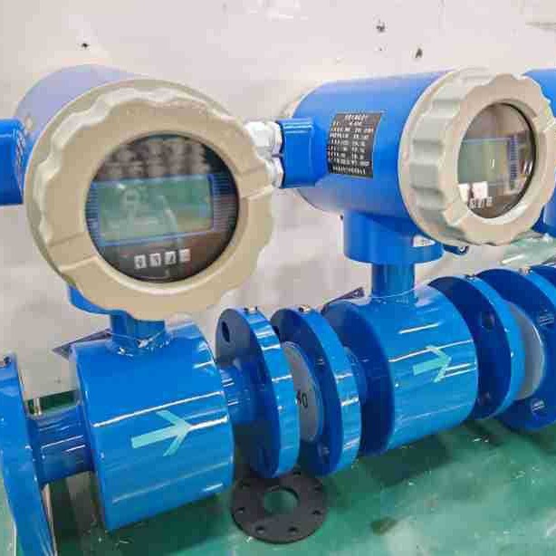 陕西电磁流量计智能电磁数显流量计工业污水液体管道式一体测量计