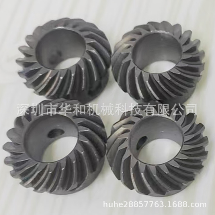 1.6M模螺旋锥形齿轮齿数19速比1:1 90度转向伞形齿轮模型齿轮配件