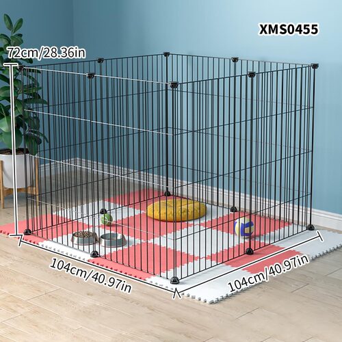 狗狗围栏式家用室内猫咪宠物栅栏泰迪比熊柯基吉娃娃小型犬门栏猫