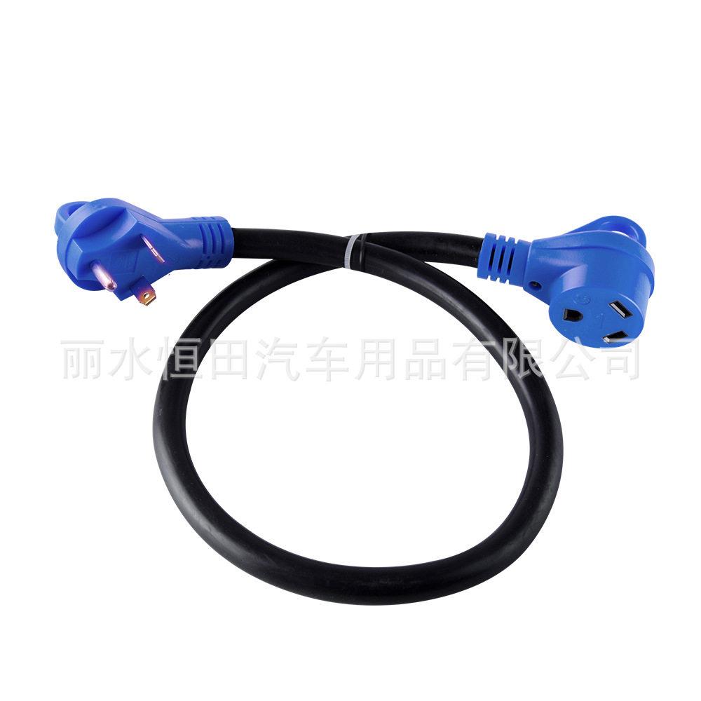美式房车电源延长线RV线30A带手柄和指示灯TT-30PTT-30R