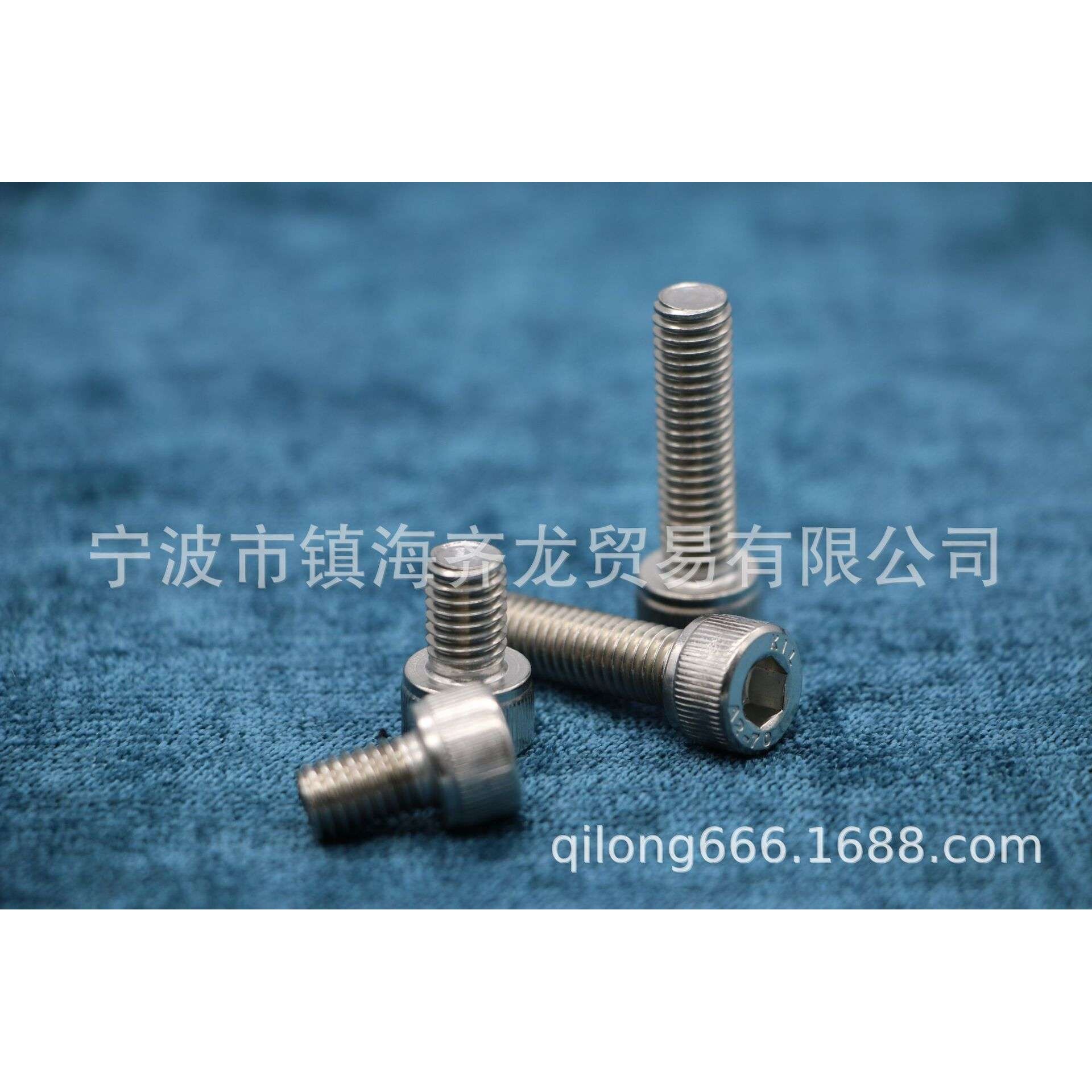 DIN912 304 内六角圆柱头螺钉（滚花）齐龙标准件 M6系列