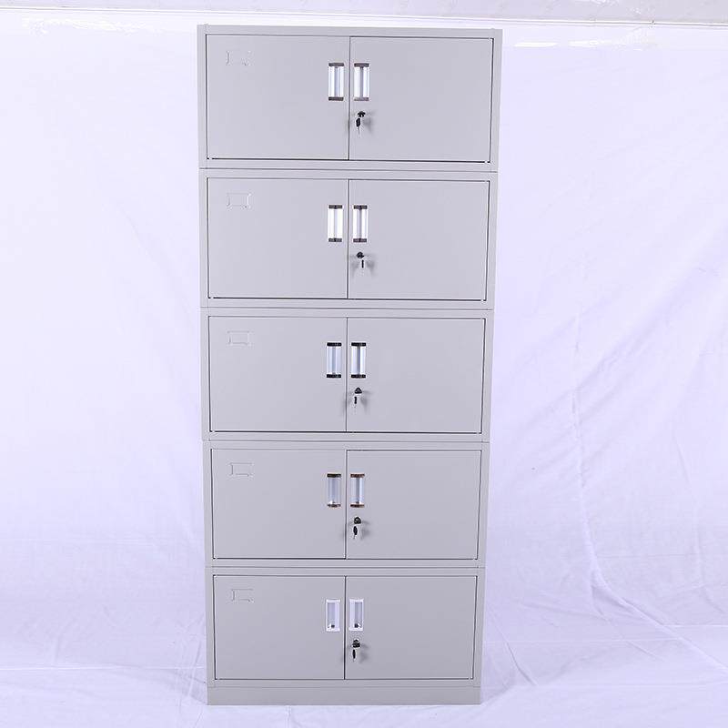 办公文件柜铁皮柜分体五节档案柜财务凭证柜资料柜书柜带锁储物柜