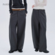 直筒西裤 百搭简约日系纯色通勤高腰弯刀休闲长裤 春季 INHERWORDS