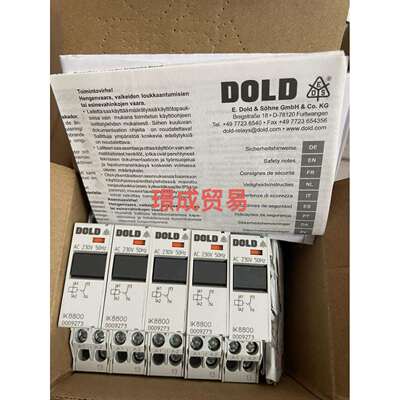 德国 Dold IK8800.01继电器0009271、0009273、0009274