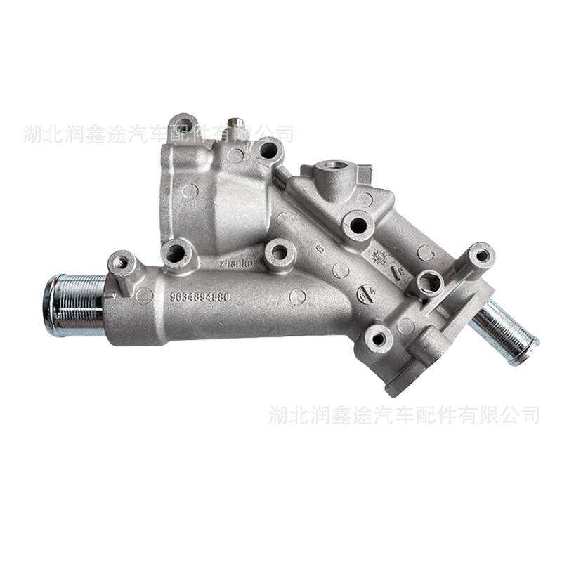 1338AV 9687927980冷却水节温器出水室适用C4 C5标致307 406 407