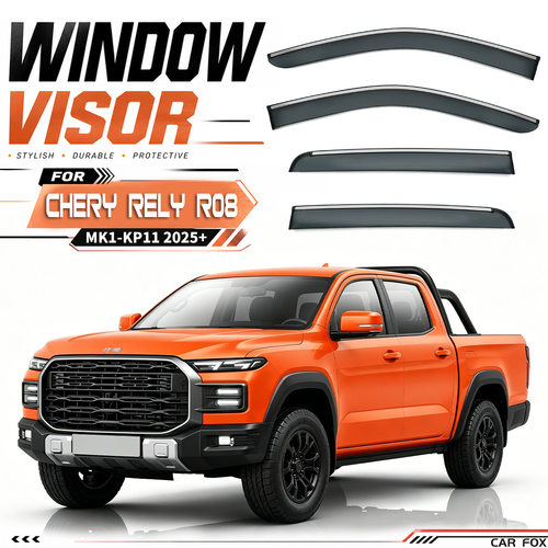 适用奇瑞威麟R08皮卡晴雨挡雨遮阳板Chery Rely R08 Window visor