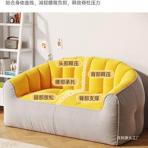 懒人沙发可躺可睡榻榻米房间出租房沙发椅卧室阳台小沙发人类狗窝