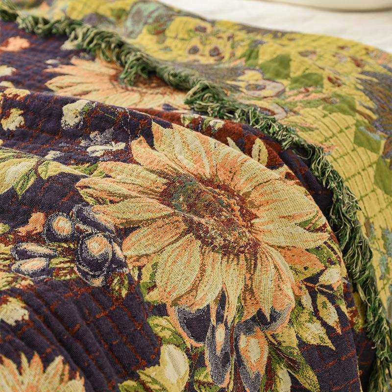 纯棉纱布冬季毛巾被薄款纱布毯午睡毯单人沙发用盖毯披肩毯子