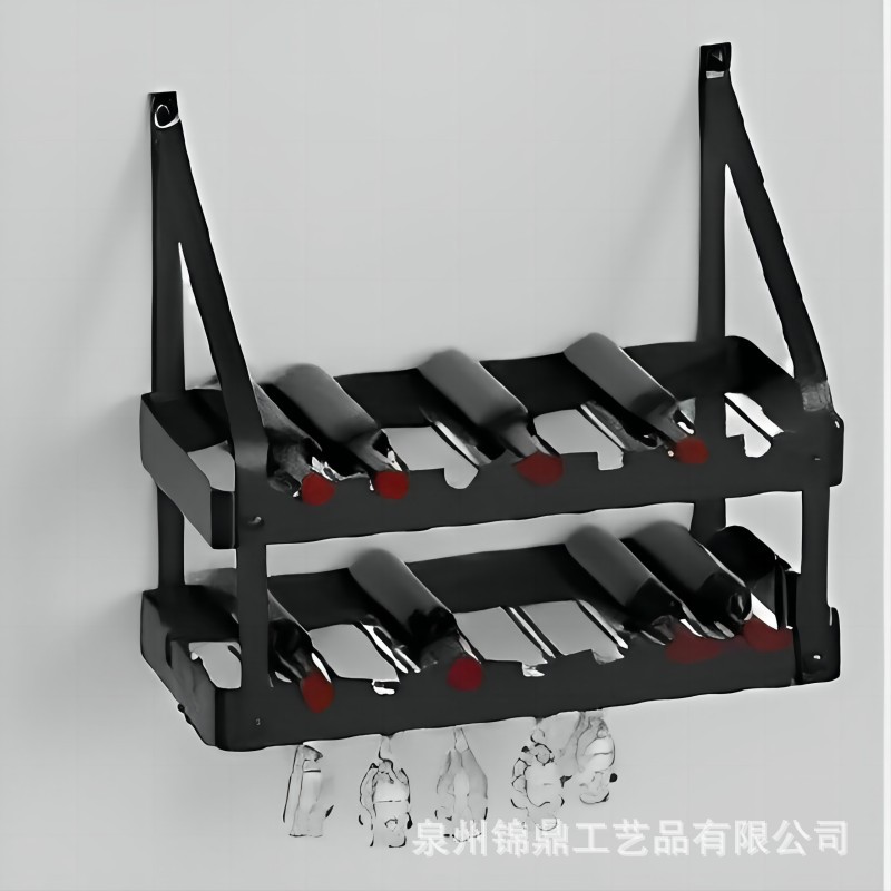 简约现代壁挂墙上酒架餐厅家用
