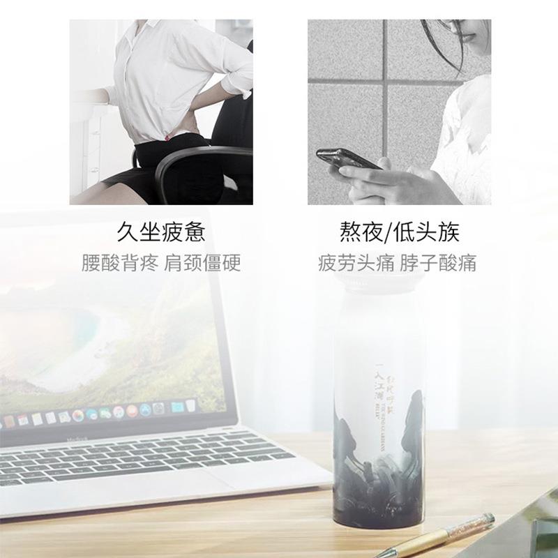 手拿肩颈椎按摩仪棒背部腰部电动敲打锤震动无线手持式全 身按摩